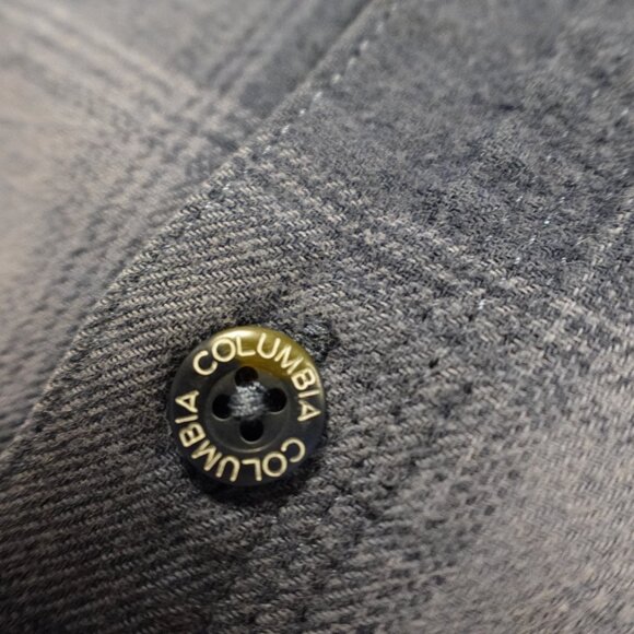 Columbia Sportswear Men’s Plaid Flannel Shirt‎ | Navy Blue | Men's Size Large - Picture 4 of 10